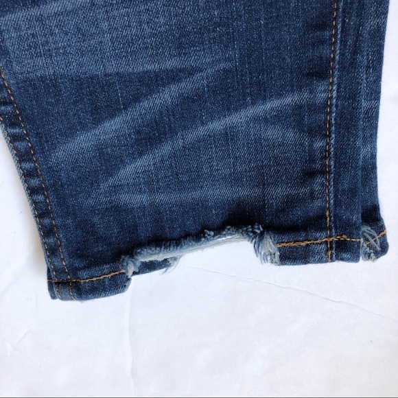 Madewell High-Rise Chewed-Hem Skinny Jeans Size 32 - Picture 4 of 8